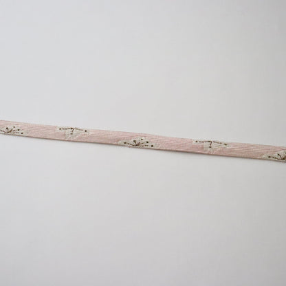 帯締め「手組み桜- wht.lt p」　和小物さくら