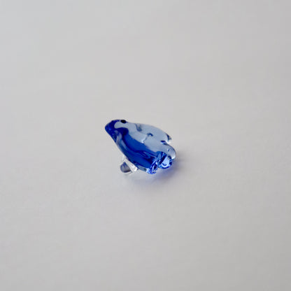 帯留「ガラス千鳥 - blu」和小物さくら