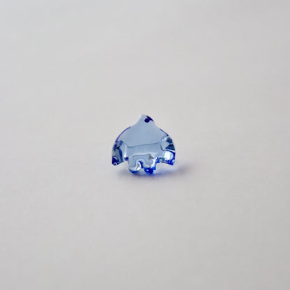 帯留「ガラス千鳥 - blu」和小物さくら