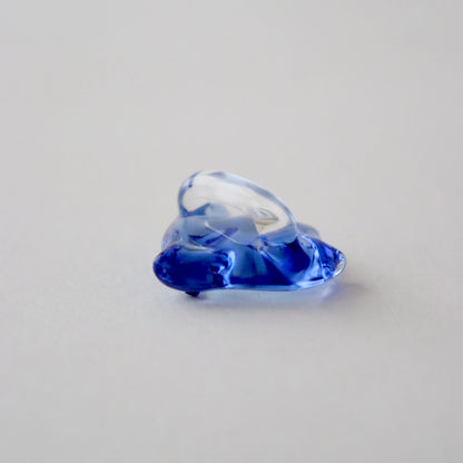 帯留「ガラス千鳥 - blu」和小物さくら