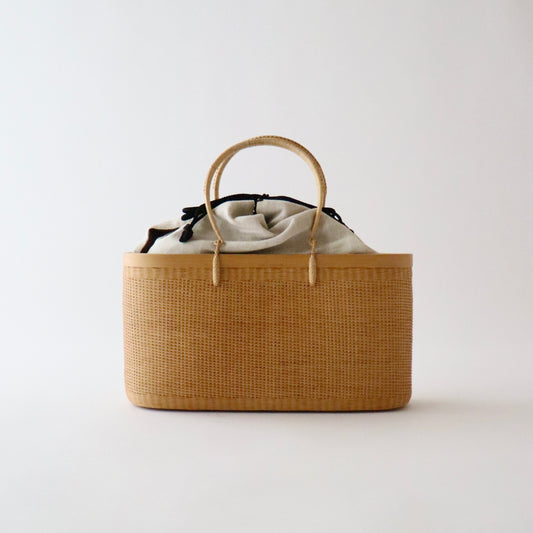 竹バッグ「竹手編 - natu / KOMKRIT工房」和小物さくら