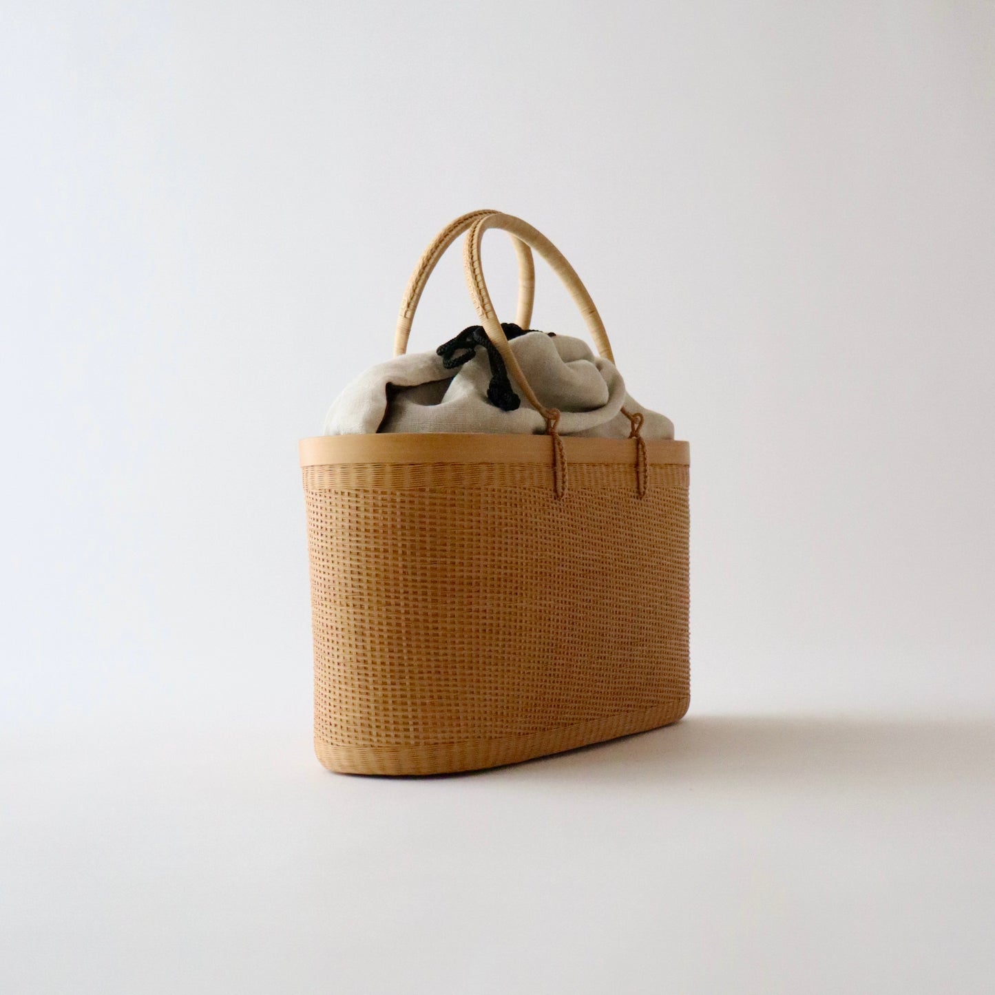 竹バッグ「竹手編 - natu / KOMKRIT工房」和小物さくら