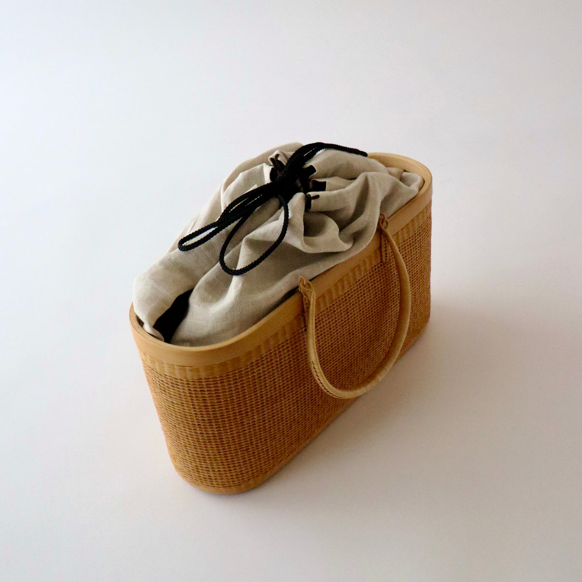 竹バッグ「竹手編 - natu / KOMKRIT工房」和小物さくら