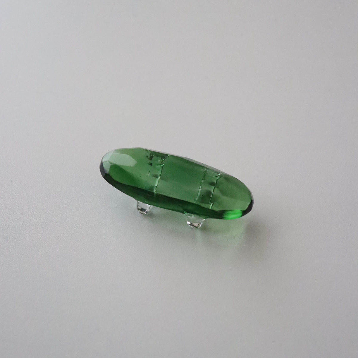帯留「カットガラス - grn」和小物さくら