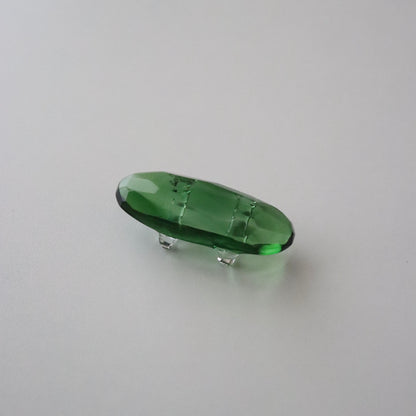 帯留「カットガラス - grn」和小物さくら