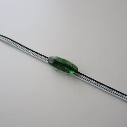 帯留「カットガラス - grn」和小物さくら