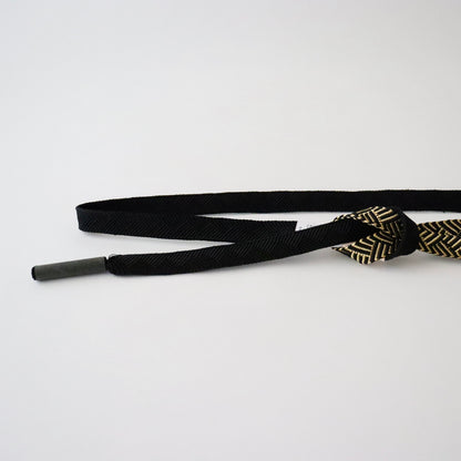 帯締め「丸台笹波静海金入 - blk」和小物さくら