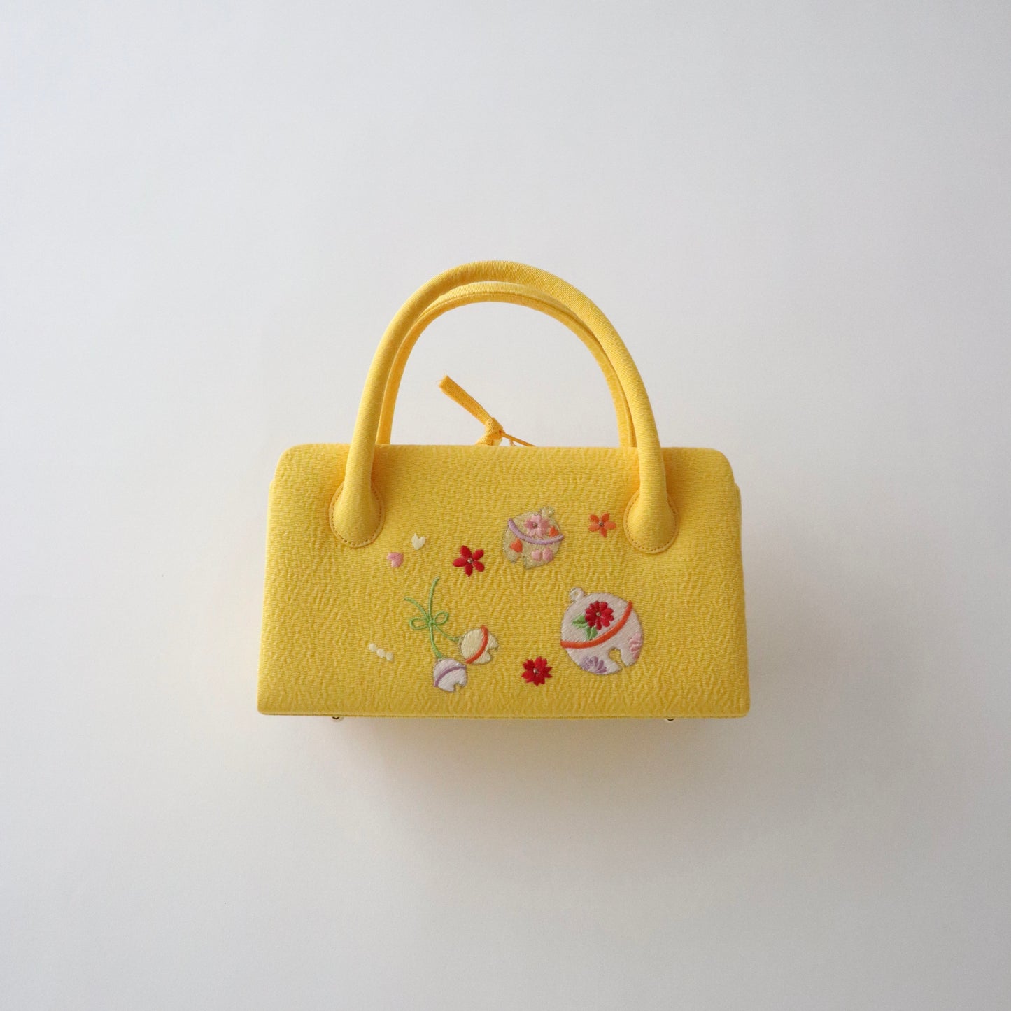 小物6点セット | 七五三 | 七歳 | 正絹 | 鈴 | 黄色 | 和装小物やまざき